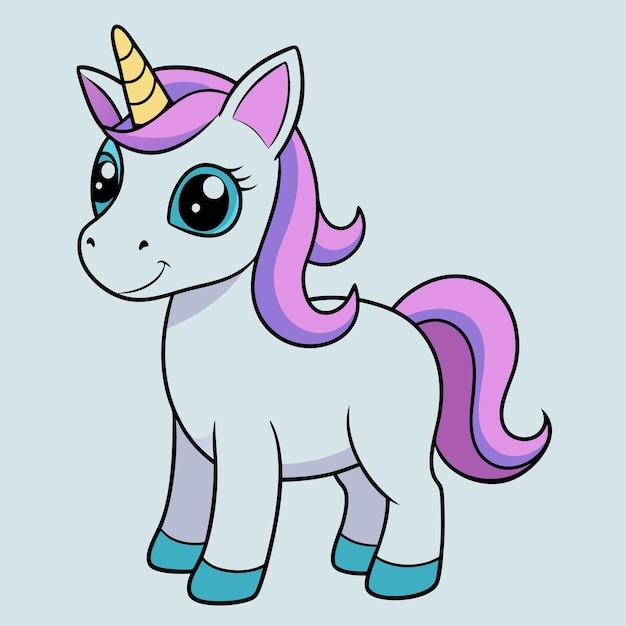 Ilustración de vector de unicornio