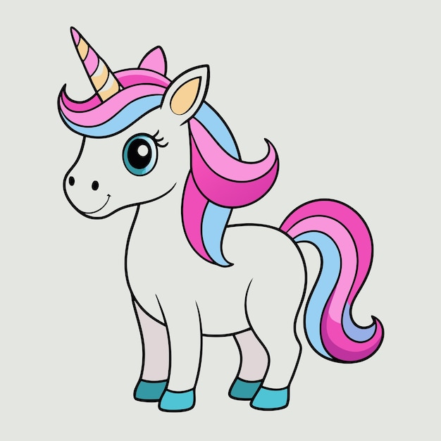 Ilustración de vector de unicornio