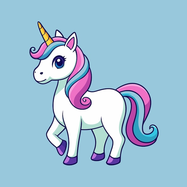 Ilustración de vector de unicornio