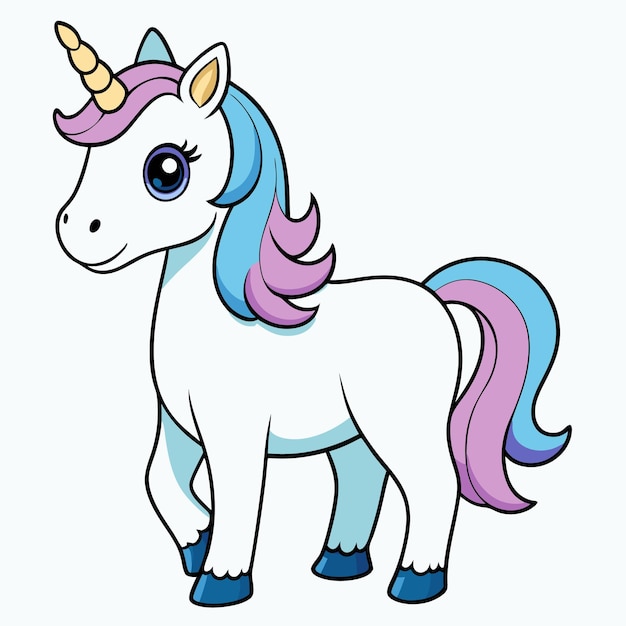 Ilustración de vector de unicornio