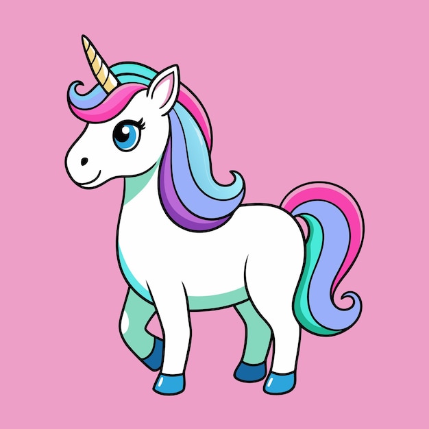 Ilustración de vector de unicornio
