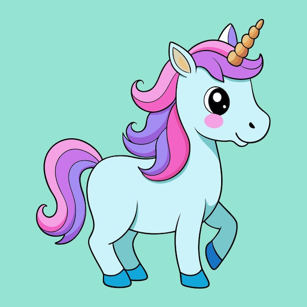 Ilustración de vector de unicornio