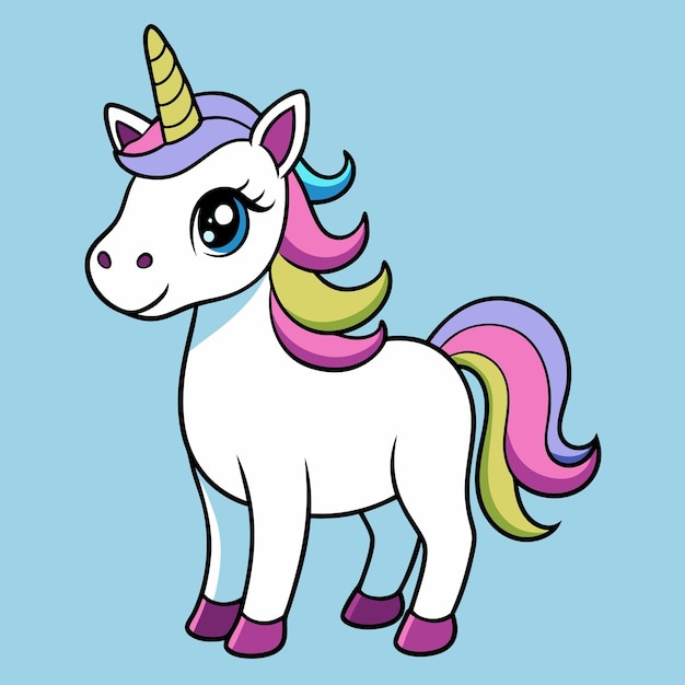 Ilustración de vector de unicornio