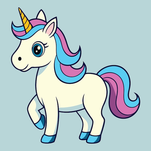 Ilustración de vector de unicornio