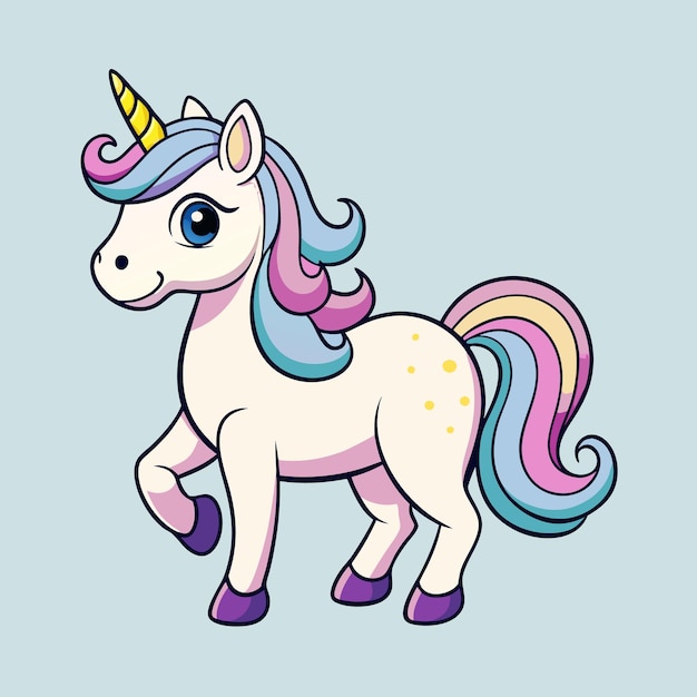 Ilustración de vector de unicornio