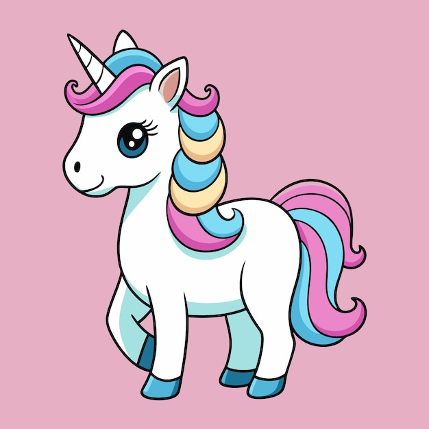 Ilustración de vector de unicornio