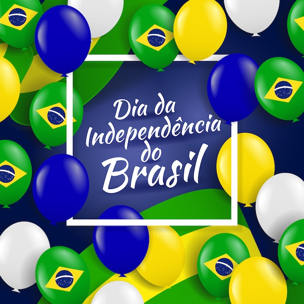 Ilustración de vector de vacaciones de Brasil.