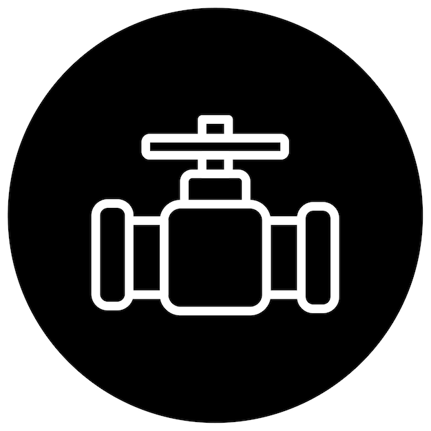 Ilustración del vector de la válvula