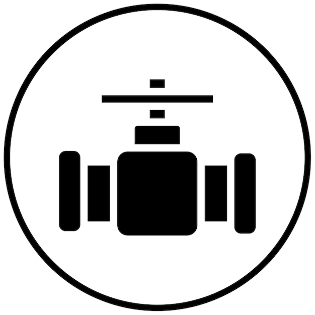 Ilustración del vector de la válvula