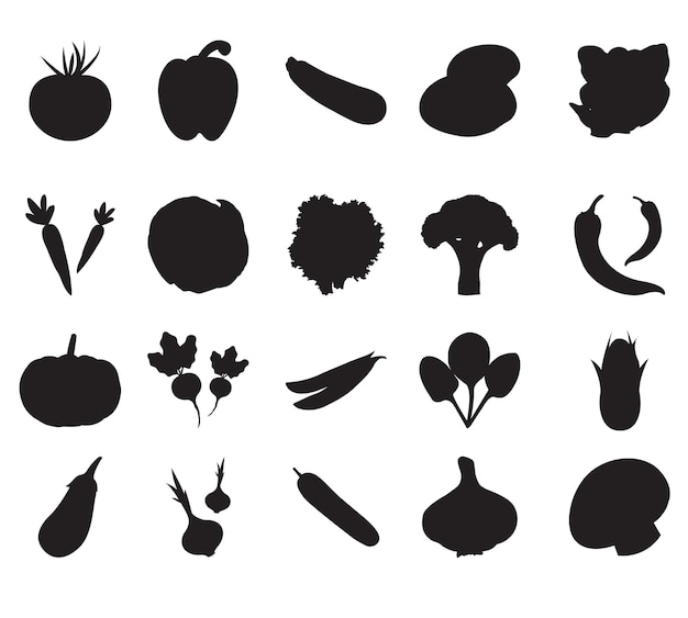 Vector ilustración de vector de verduras