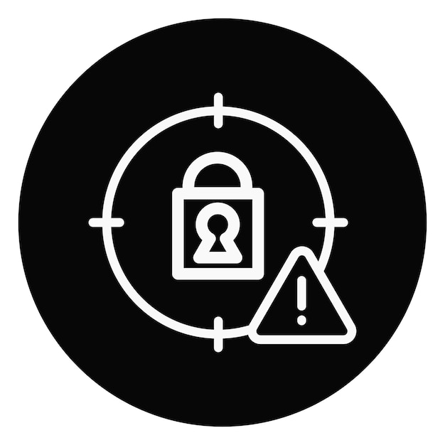 Ilustración del vector de violación de seguridad