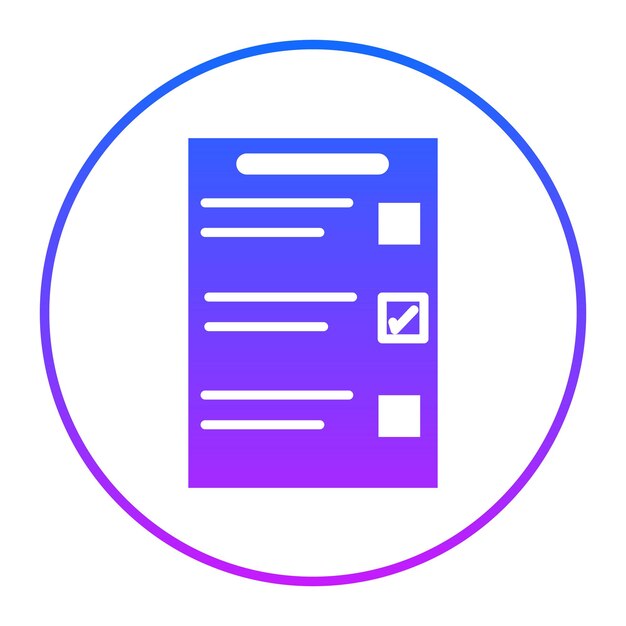 Ilustración del vector de votación electoral