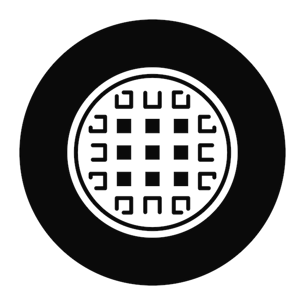 Ilustración del vector del waffle