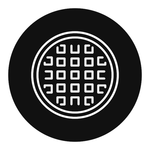 Ilustración del vector del waffle