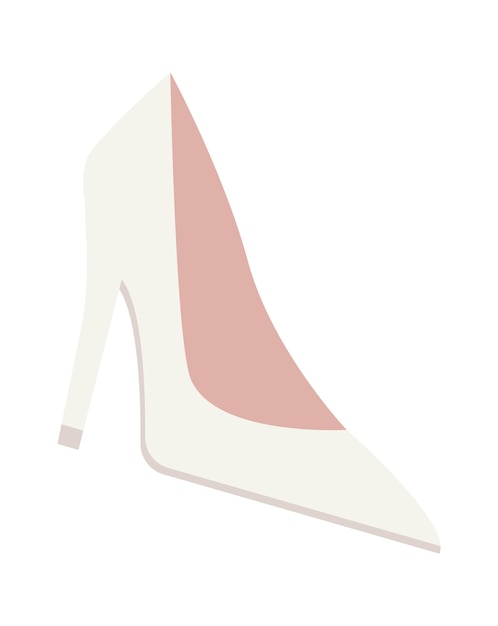 Ilustración de Vector de zapatos de novia de boda