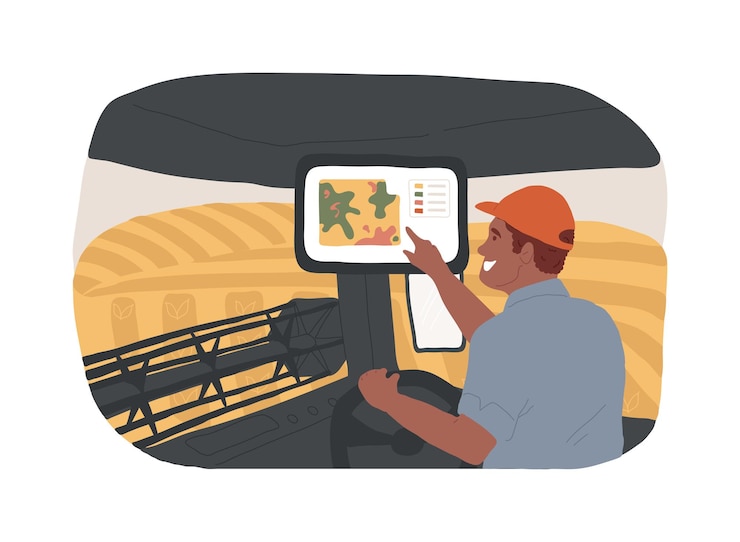 Vector ilustración de vectores de dibujos animados aislados para el monitoreo del rendimiento