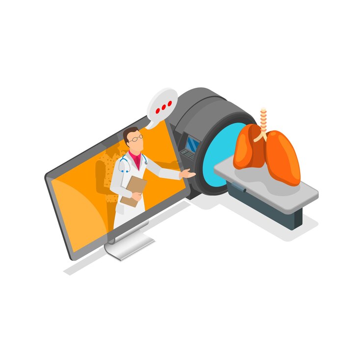 Vector ilustración de vectores planos isométricos 3d de los métodos de diagnóstico instrumental