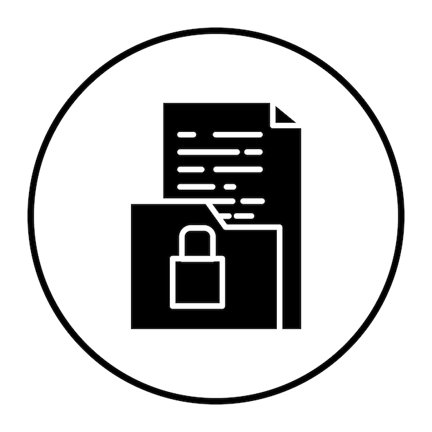 Ilustración de vectores de proyectos confidenciales