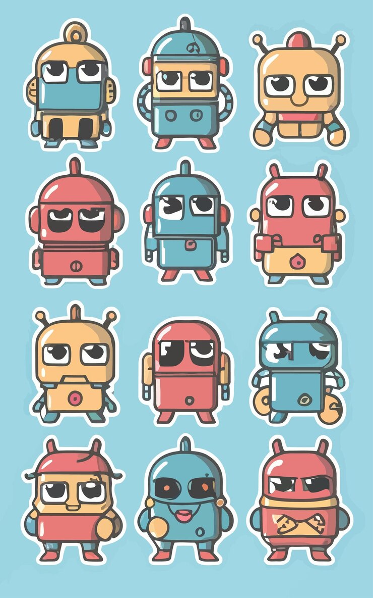 Vector ilustración vectorial 2d colorido diseño de animales lindos para animación y diseño de impresión