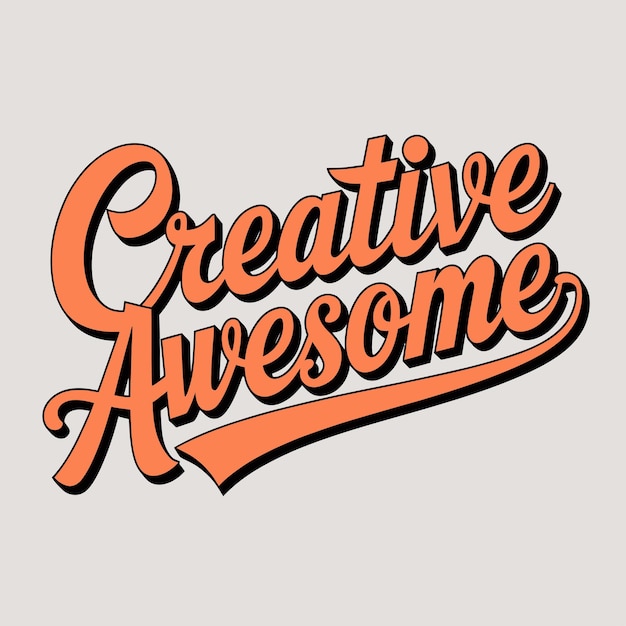 Ilustración vectorial 2d diseño de camiseta imprimible con letras y elementos de diseño