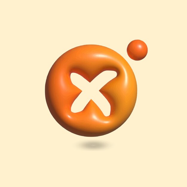 Ilustración vectorial 3D icónica realista