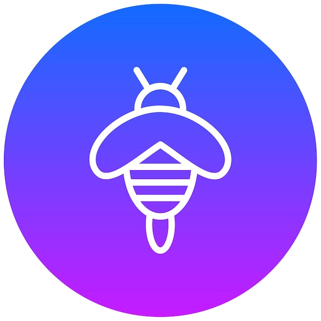 Ilustración vectorial de las abejas