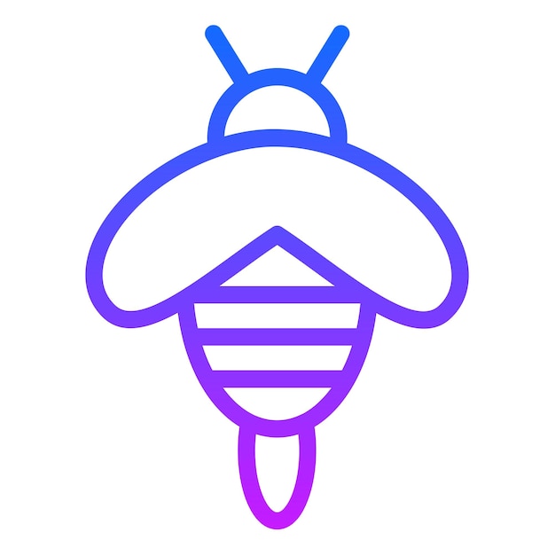 Ilustración vectorial de las abejas