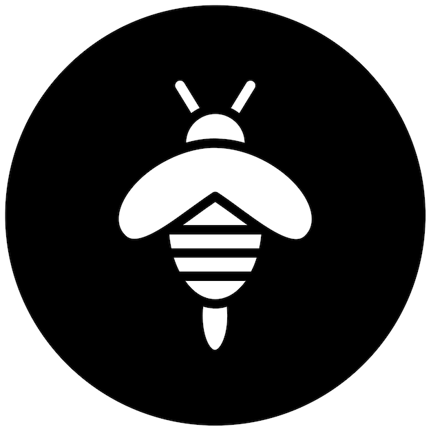 Ilustración vectorial de las abejas