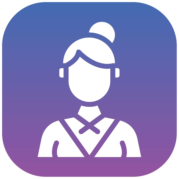 Ilustración vectorial de abogada femenina