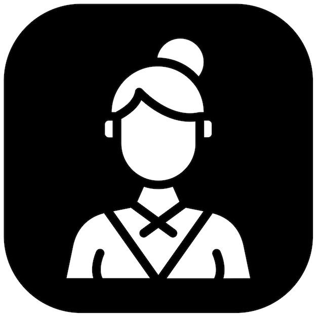 Ilustración vectorial de abogada femenina