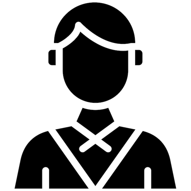 Ilustración vectorial del abogado masculino
