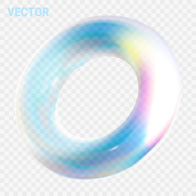 Ilustración vectorial abstracta en 3D de la forma geométrica del elemento de vidrio ctystal en colores de neón