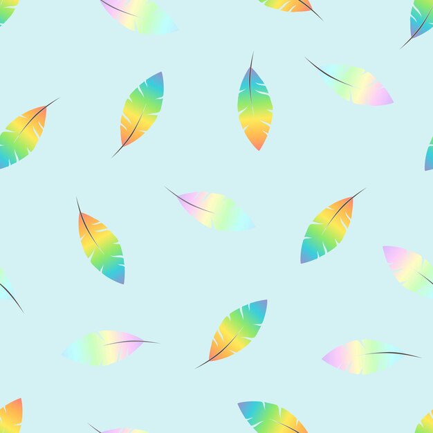 Ilustración vectorial abstracta con colores suaves del arco iris