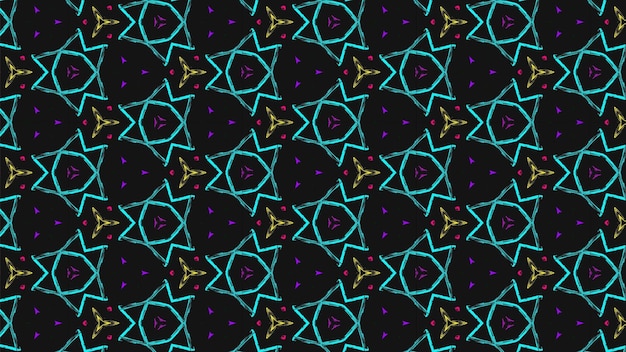 Ilustración vectorial abstracta de formas geométricas Patrón sin costuras