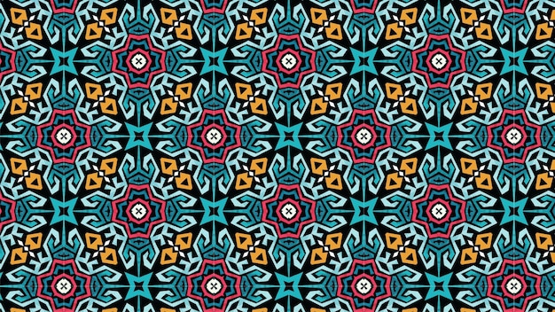 Ilustración vectorial abstracta de formas geométricas Patrón sin costuras
