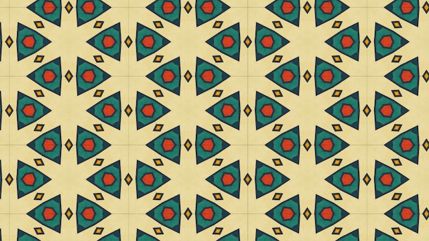 Ilustración vectorial abstracta de formas geométricas Patrón sin costuras