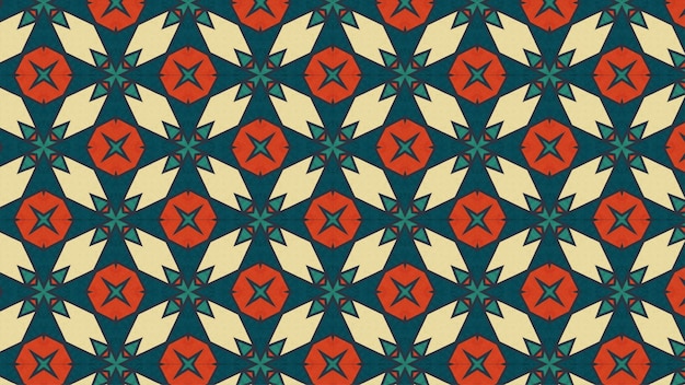 Ilustración vectorial abstracta de formas geométricas Patrón sin costuras