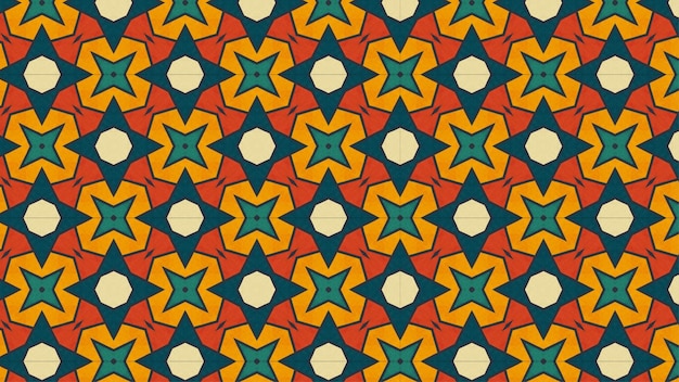 Ilustración vectorial abstracta de formas geométricas Patrón sin costuras