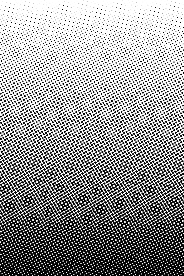 Vector ilustración vectorial abstracta de medio tono negro