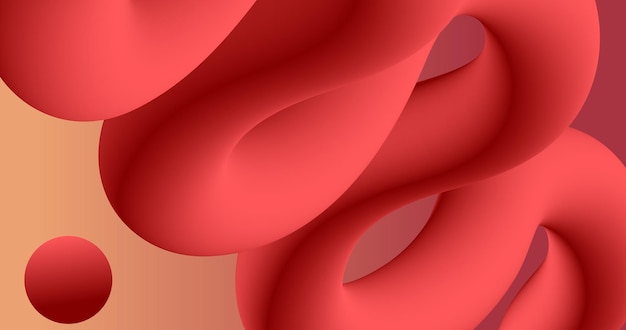 Ilustración vectorial abstractamente linda