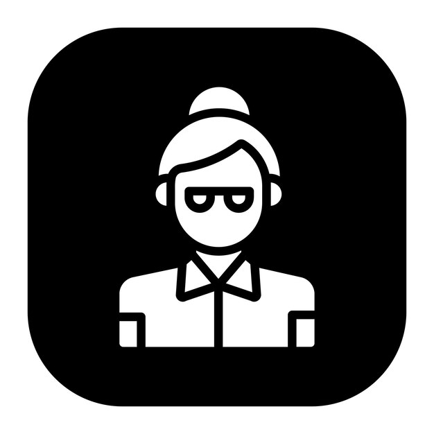 Ilustración vectorial de la abuela