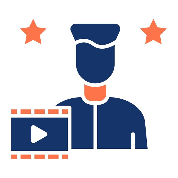 Ilustración vectorial de actores