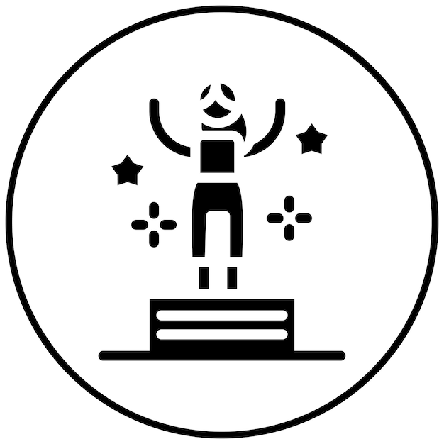 Ilustración vectorial de la actriz