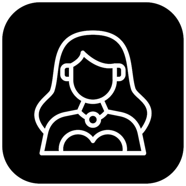 Ilustración vectorial de la actriz