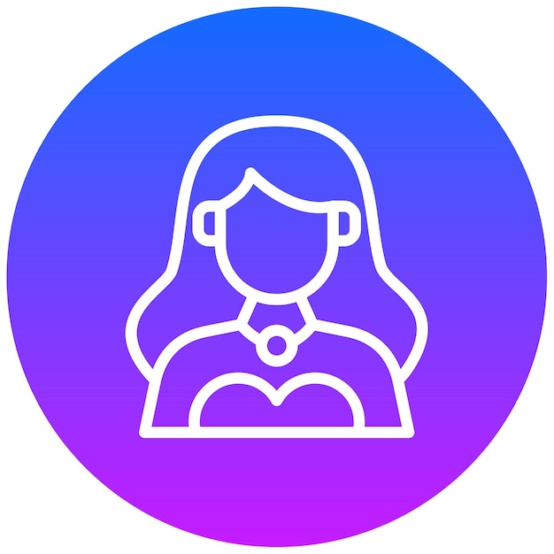 Ilustración vectorial de la actriz