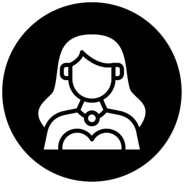 Ilustración vectorial de la actriz