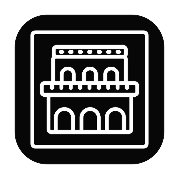 Ilustración vectorial del acueducto