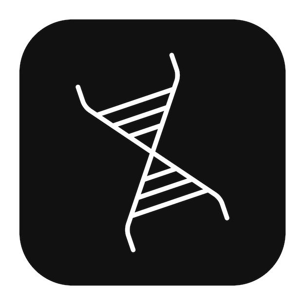 Ilustración vectorial del ADN