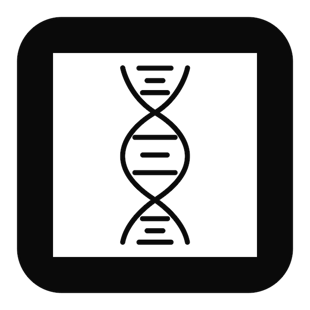 Ilustración vectorial del ADN