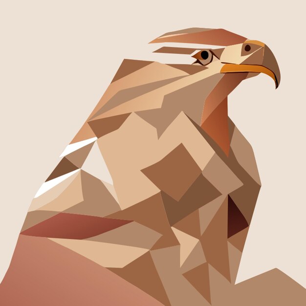 Vector ilustración vectorial del águila